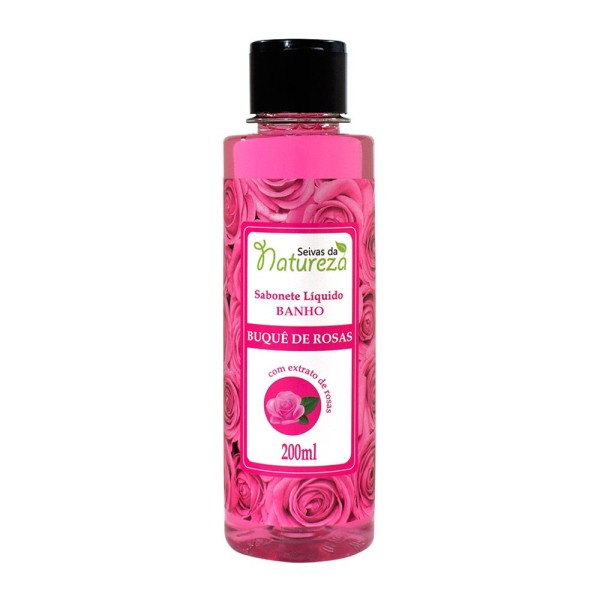 Sabonete Líquido Seivas Da Natureza Buquê De Rosas 200ml