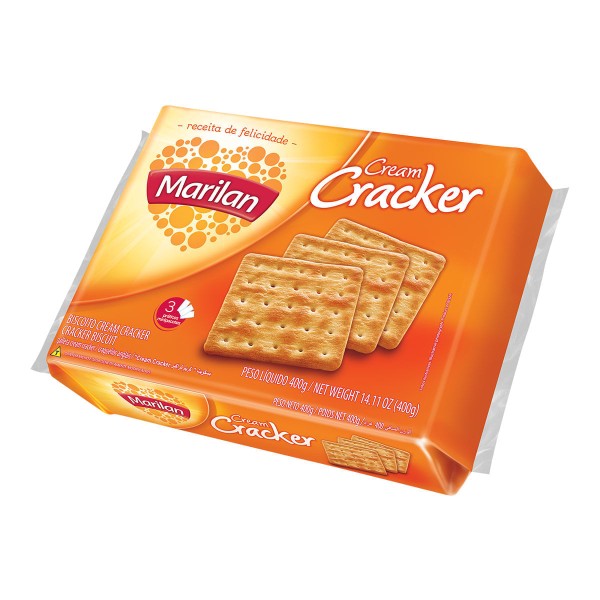 Encontraproduto.com.br - Biscoito Cream Cracker Marilan 400g