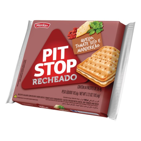 Encontraproduto.com.br - Bisc.Marilan 105,6g Pit Stop Rech.Qu/Tom.Sec