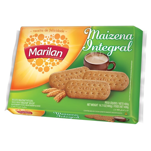Biscoito de Maizena Integral Marilan 400g