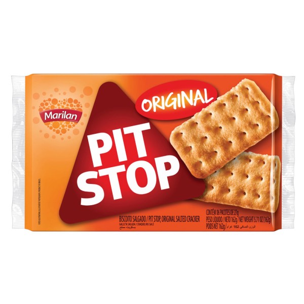 Encontraproduto.com.br - PIT STOP BISCOITO ORIGINAL 162 G x 1