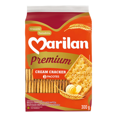 Biscoito Marilan Cream Cracker Premium 300g