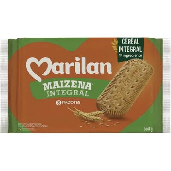 Biscoito Integral Marilan Maizena Pacote com 350g