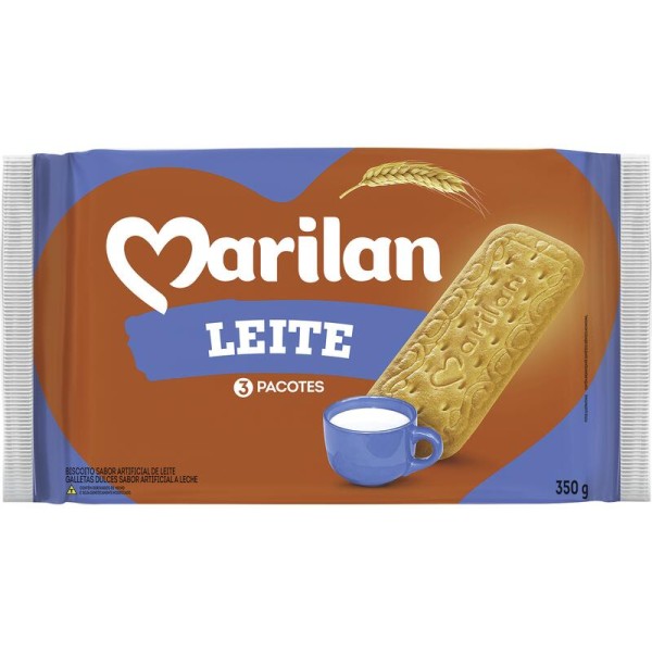 Biscoito Marilan Leite Pacote com 350g