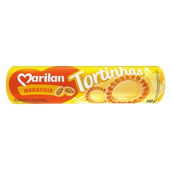 Encontraproduto.com.br - Kit 6 Biscoito Marilan Tortinhas Maracuja 6x140g