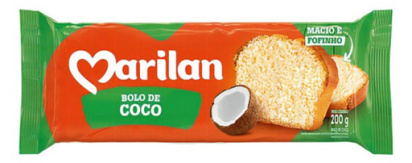 Bolo Marilan Coco Pacote com 200g