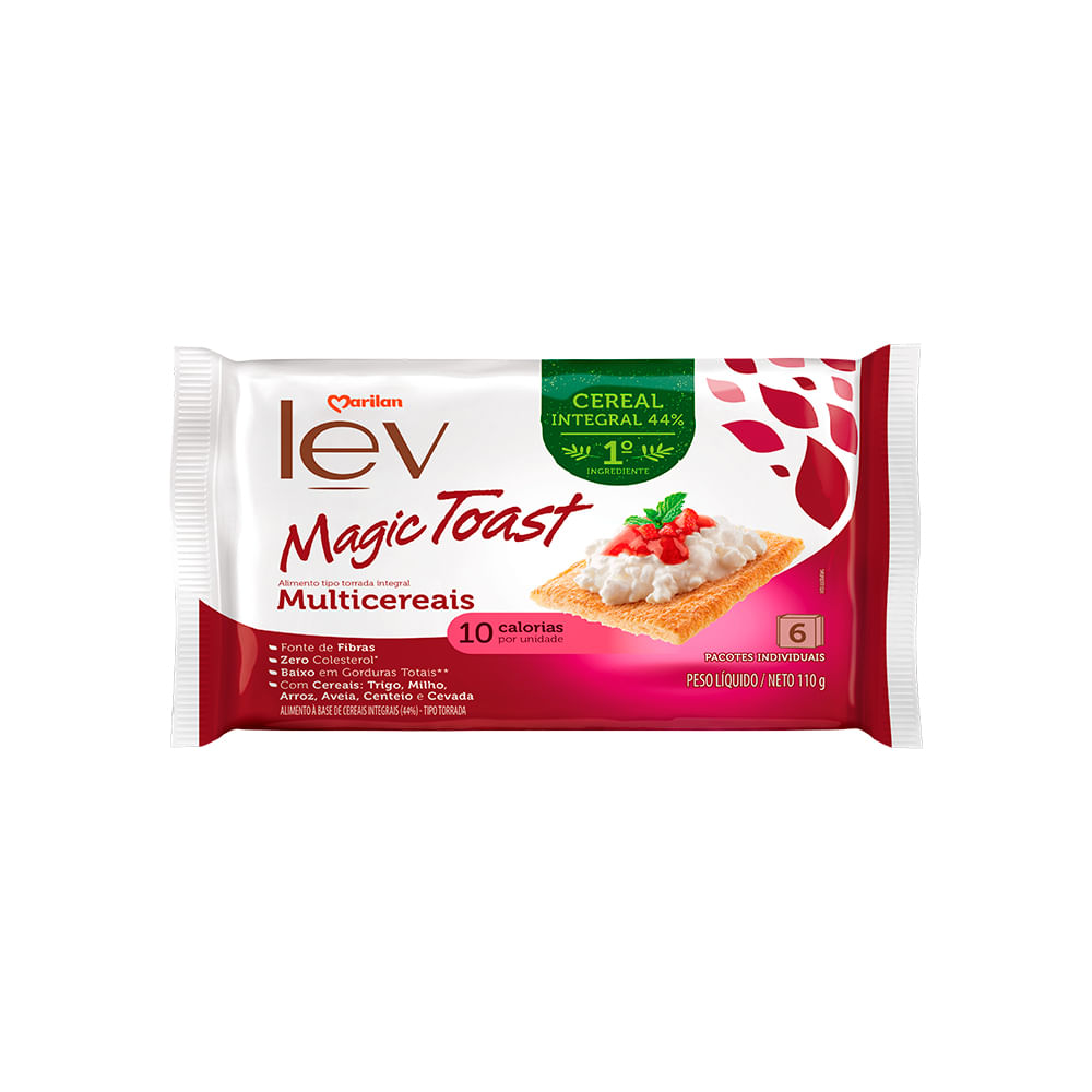 Encontraproduto.com.br - Torrada Marilan Magic Toast Multicereais Pacote com 110g
