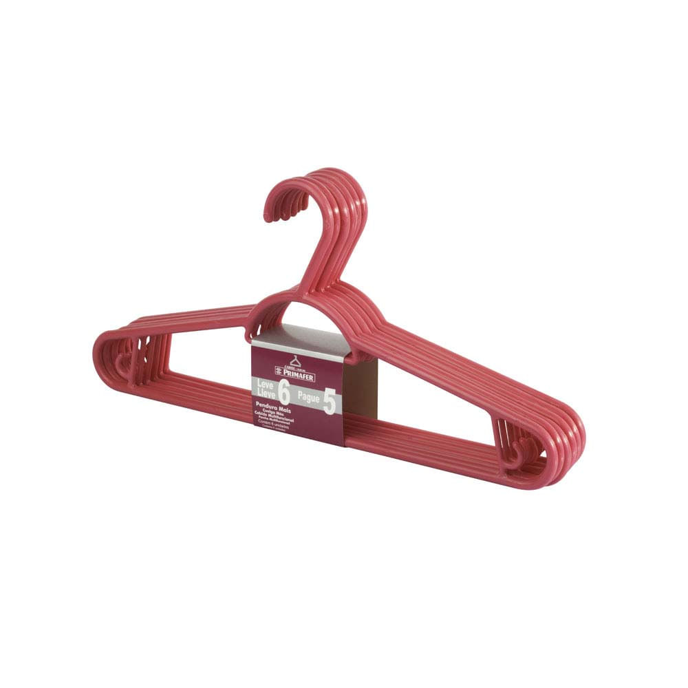 Cabide multifuncional Pendura Mais L6P5 rosa Primafer