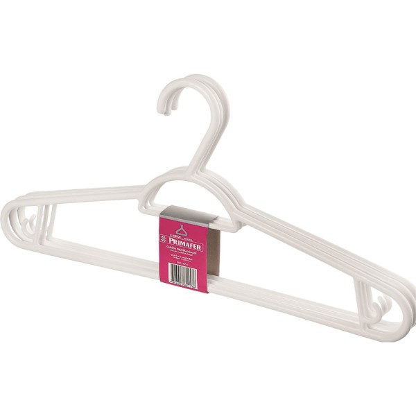 Conjunto de 3 Cabides Primafer Branco