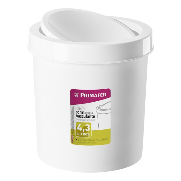 Encontraproduto.com.br - LIXEIRA BASCULANTE RD 4.3L BR PRIMAFER