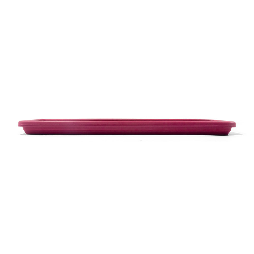 Prato para Floreira Plástico Retangular Rosa 48 cm Atlas