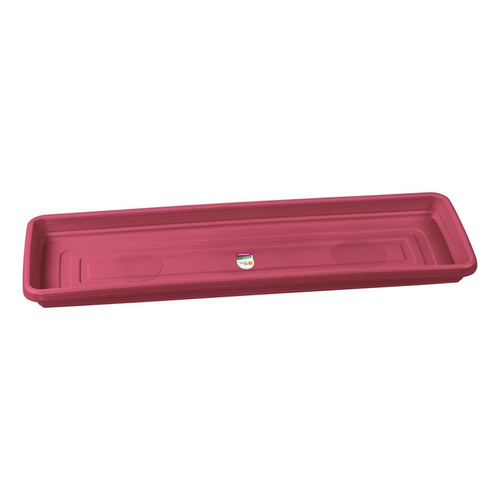 Encontraproduto.com.br - Prato para Floreira Plástico Retangular Rosa 48 cm Atlas