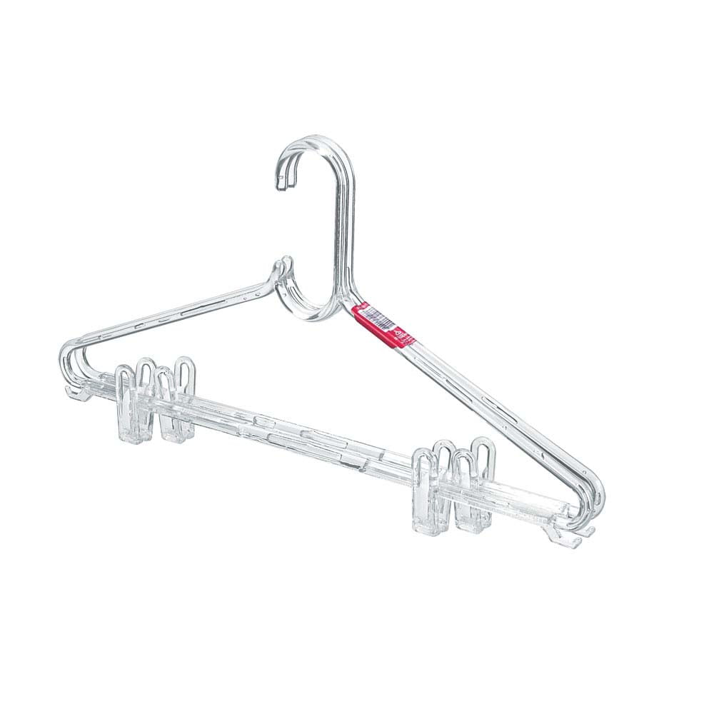 Cabide adulto com presilhas cristal Primafer