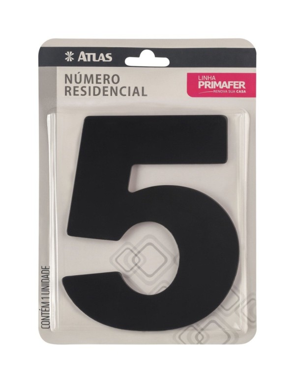 Encontraproduto.com.br - Número Residencial 5 em ACM Preto - ATLAS