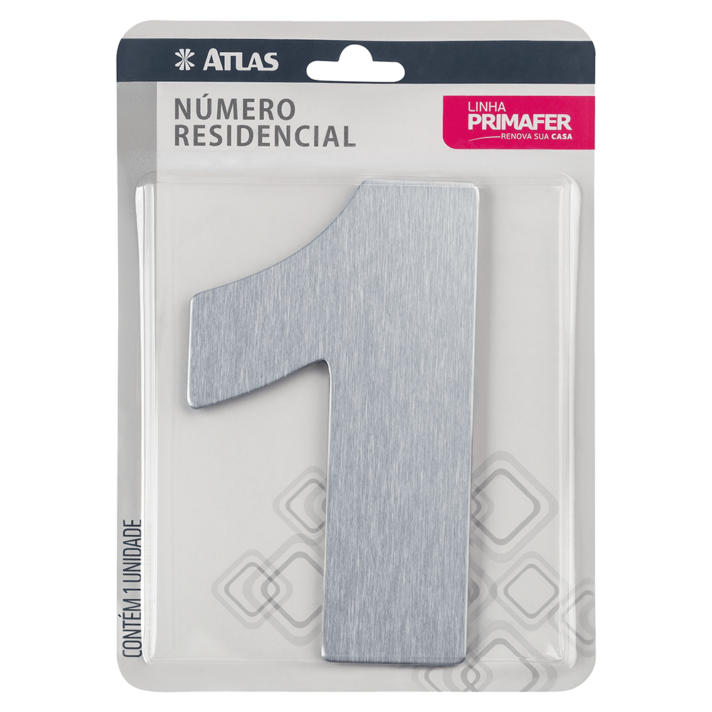 Encontraproduto.com.br - Números Residenciais - Atlas - PR3001/1 - Unitário