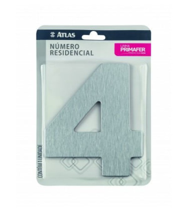 Números Residenciais - Atlas - PR3001/4 - Unitário