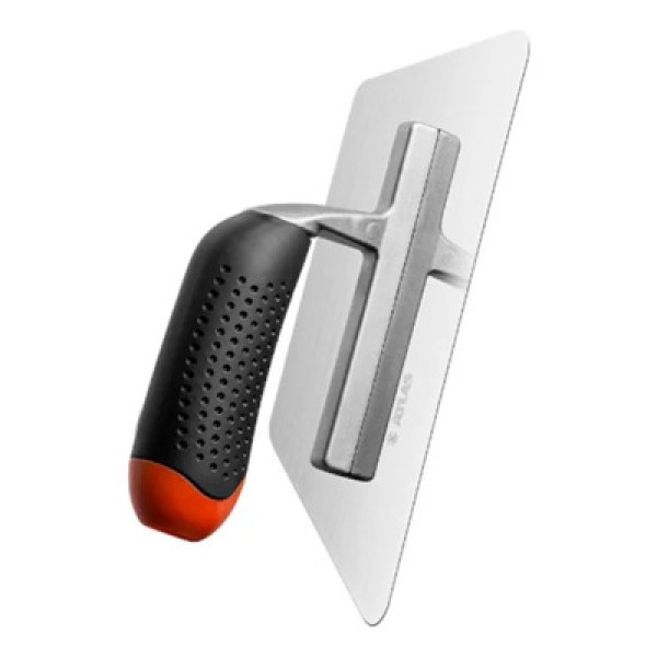 Desempenadeira Metal 235mm Trapezio Chanfrada para Efeito Preto Atlas