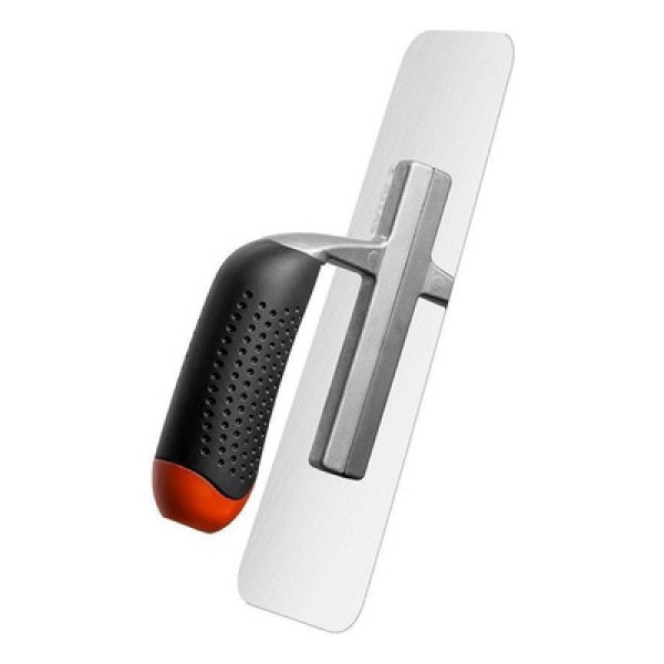 Encontraproduto.com.br - Desempenadeira Metal 255mm Trapezio Chanfrada para Efeito Preto Atlas
