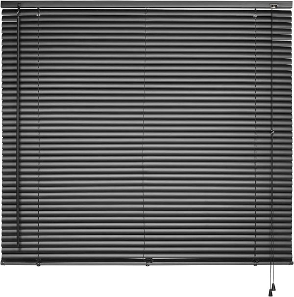Encontraproduto.com.br - Persiana Horizontal Preta 160x130 cm - Atlas