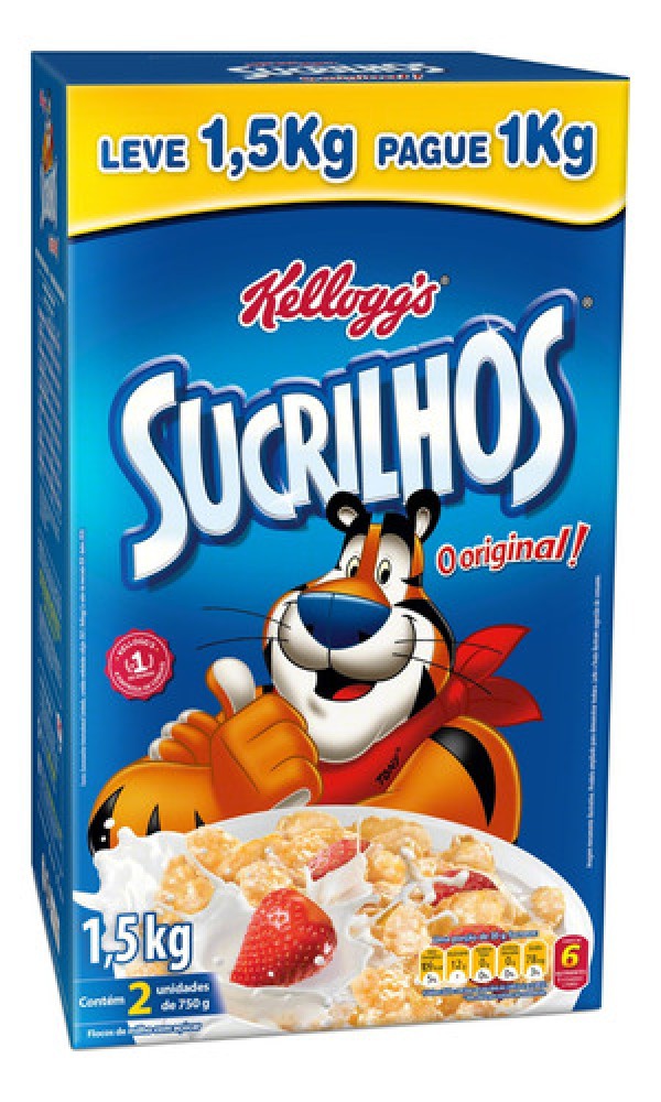 Sucrilhos Kelloggs Pack com 2 Unidades 750G Cada