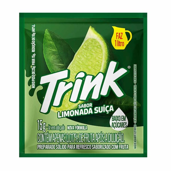 Encontraproduto.com.br - Refresco em Pó Limonada Suiça Trink Pacote 15g