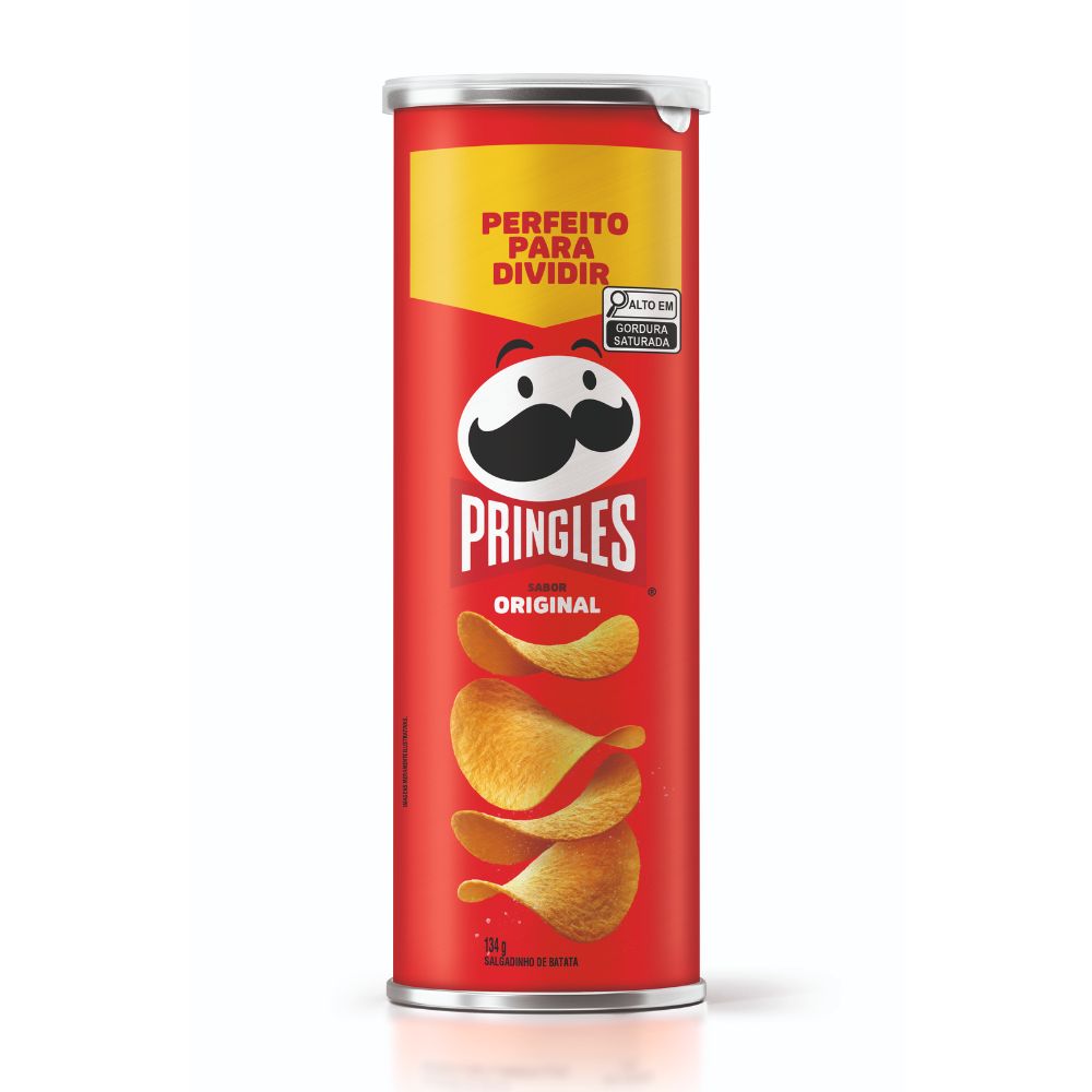 Encontraproduto.com.br - Salgadinho Batata Pringles Original Tubo com 134g