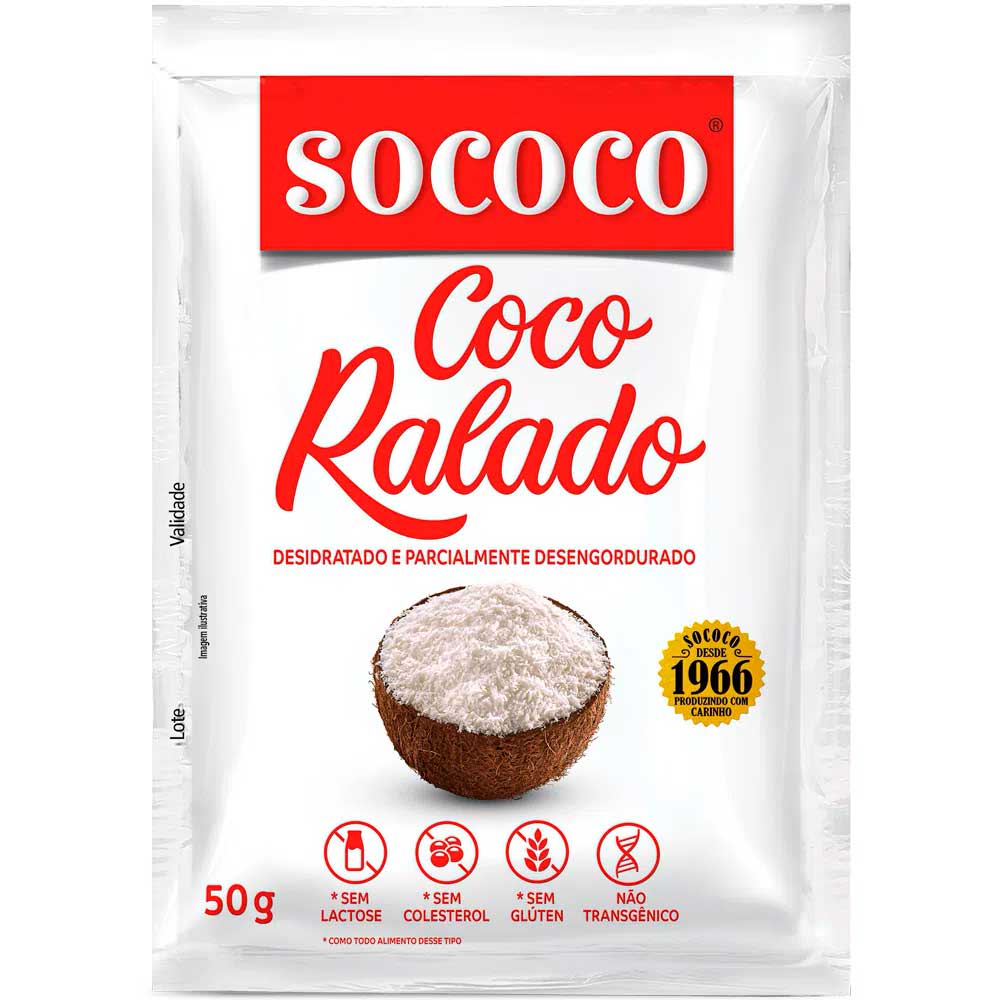 Encontraproduto.com.br - Coco Ralado Sococo Pacote com 50g