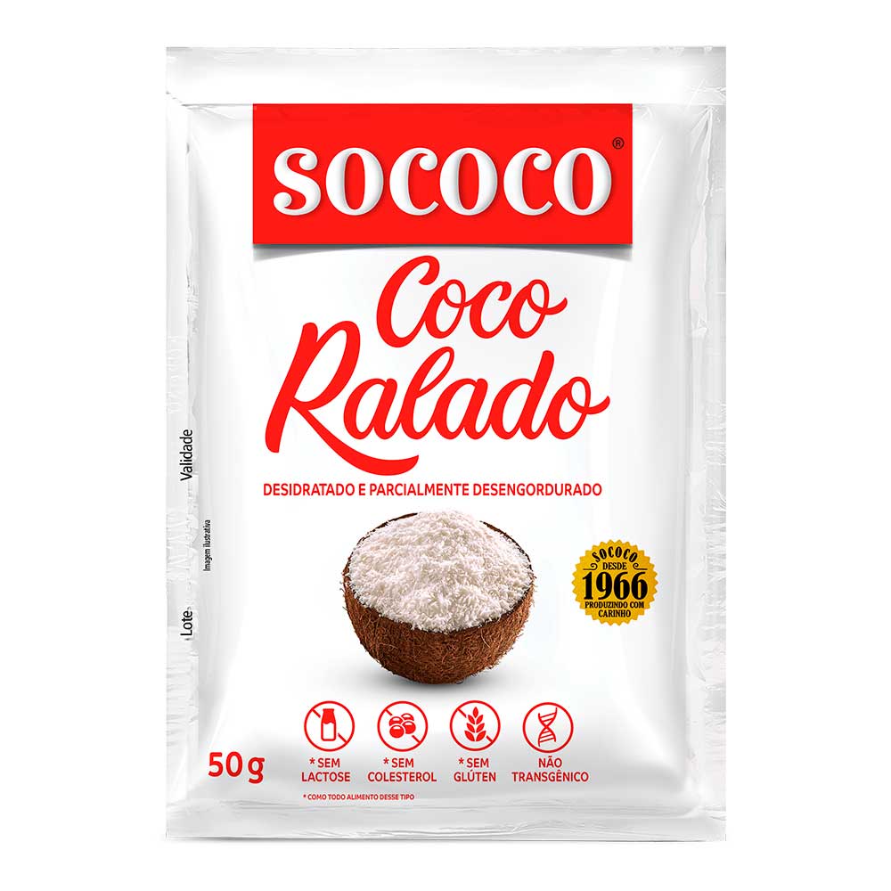 Encontraproduto.com.br - Coco Ralado Sococo Pacote com 50g