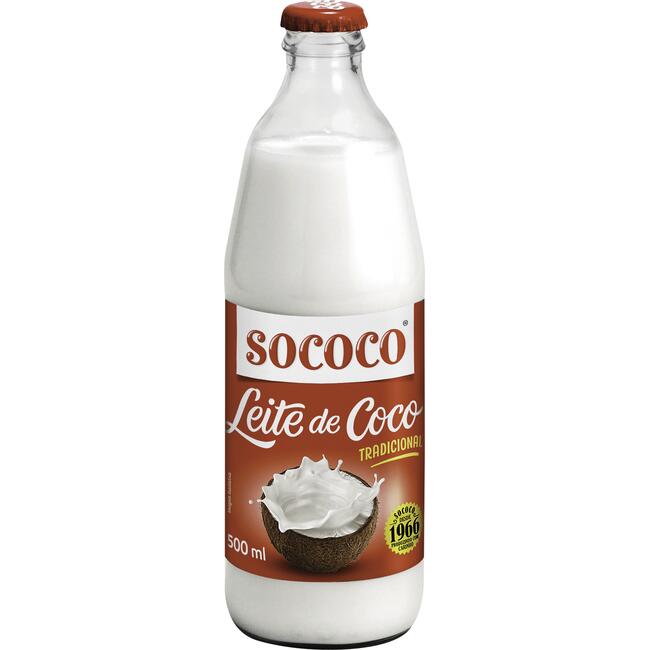 Encontraproduto.com.br - Leite de Coco Sococo Vidro com 500ml