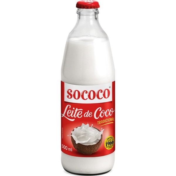 Encontraproduto.com.br - Leite de Coco Sococo Vidro com 500ml