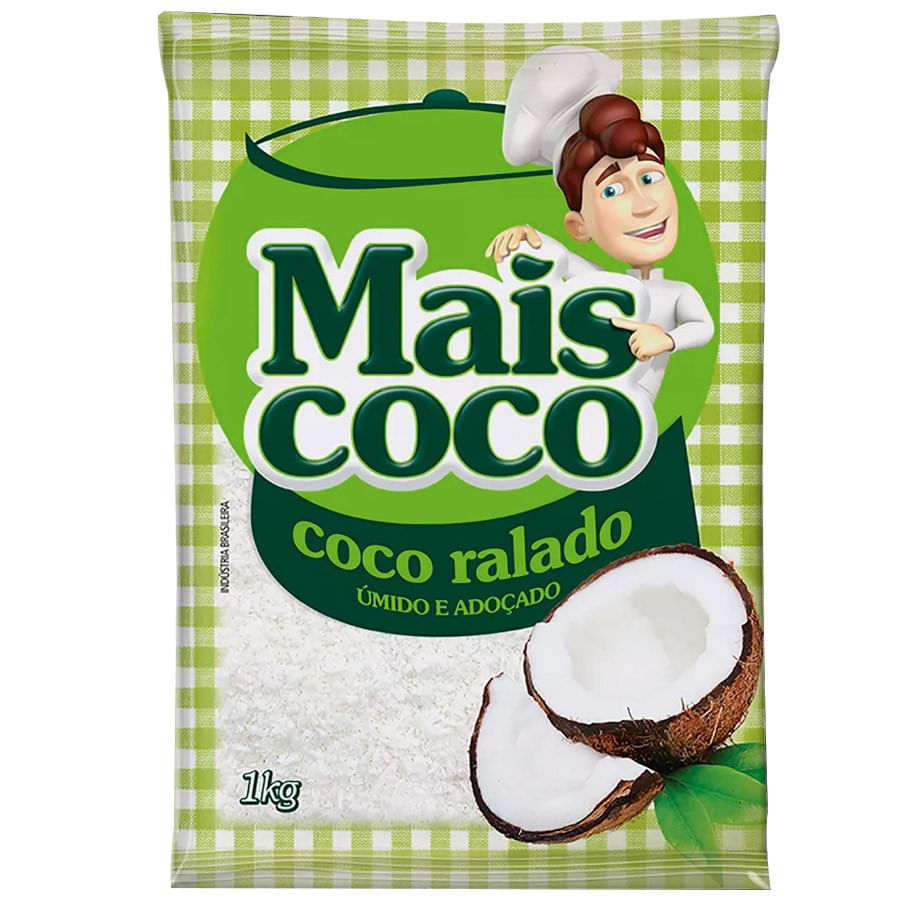 Encontraproduto.com.br - Coco Ralado Mais Coco Pacote com 1kg