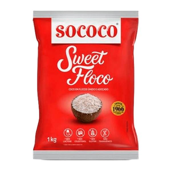 Encontraproduto.com.br - Coco Sococo Sweet Flocos Pacote com 1kg