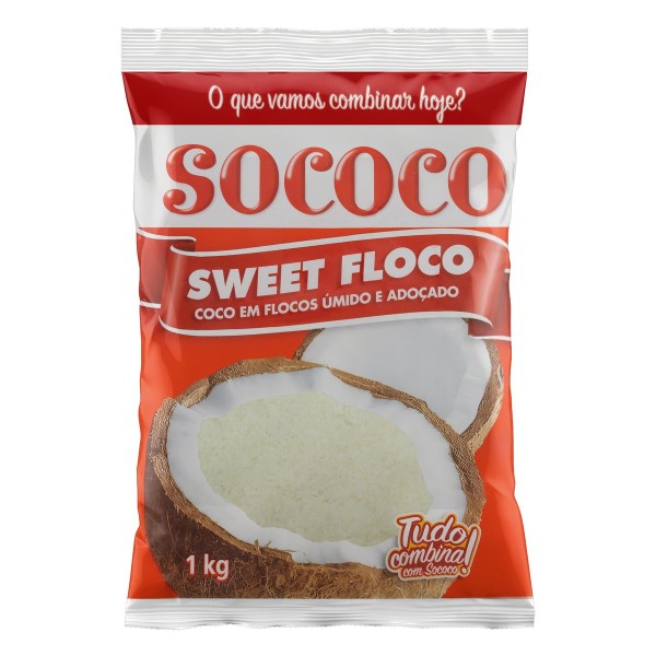 Encontraproduto.com.br - Coco Sococo Sweet Flocos Pacote com 1kg