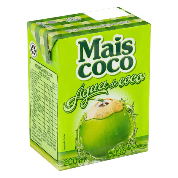 Encontraproduto.com.br - ÁGUA DE COCO MAIS COCO 200ML