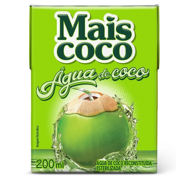 Encontraproduto.com.br - ÁGUA DE COCO MAIS COCO 200ML