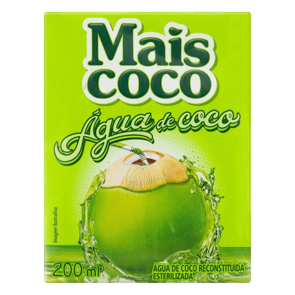 Encontraproduto.com.br - ÁGUA DE COCO MAIS COCO 200ML