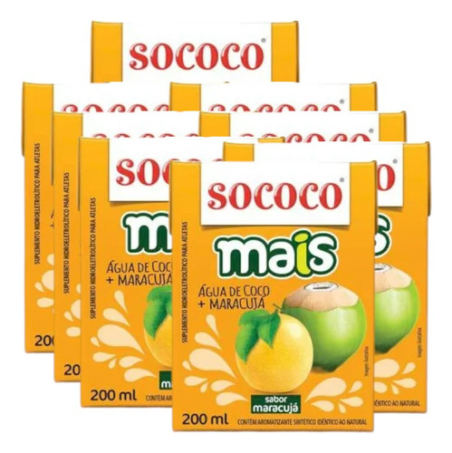 Encontraproduto.com.br - Água de Coco Sabor Uva 200ml - Sococo