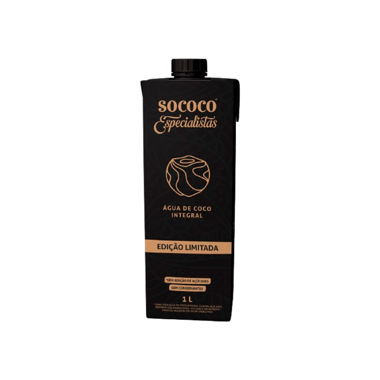 Encontraproduto.com.br - AGUA DE COCO INTEGRAL SOCOCO EDICAO ESPECIAL 1L