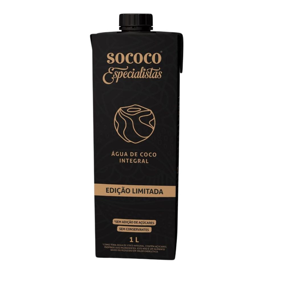 Encontraproduto.com.br - AGUA DE COCO INTEGRAL SOCOCO EDICAO ESPECIAL 1L