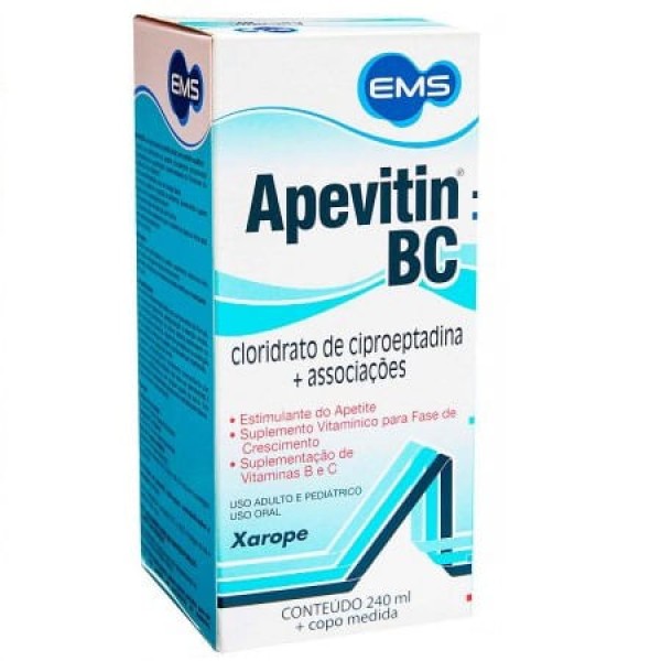 Encontraproduto.com.br - ApevitinBc Xarope EMS 240ml