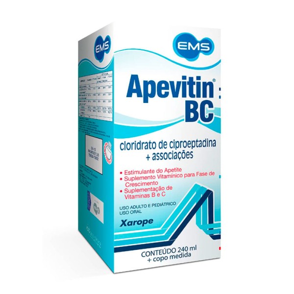 Encontraproduto.com.br - ApevitinBc Xarope EMS 240ml