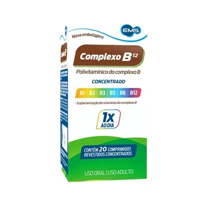 Encontraproduto.com.br - Complexo B 20 Comprimidos