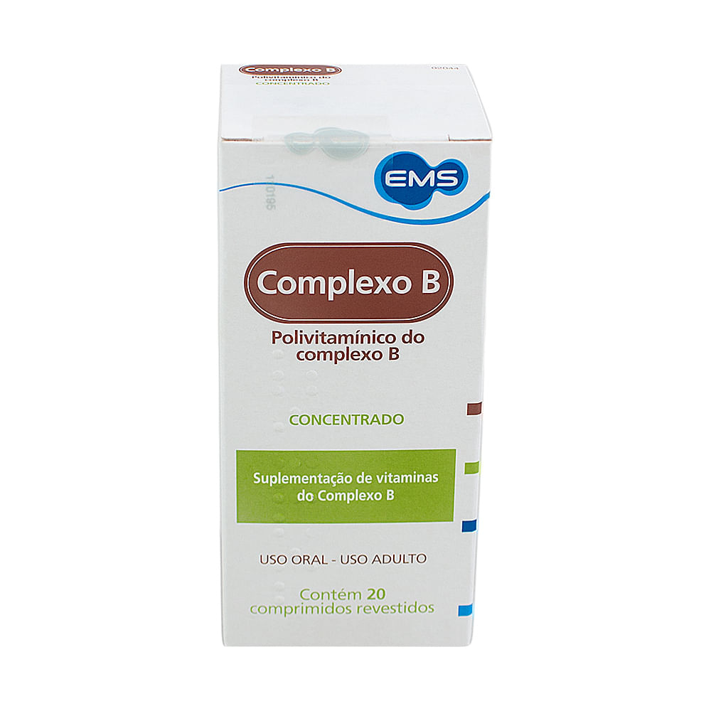 Encontraproduto.com.br - Complexo B 20 Comprimidos