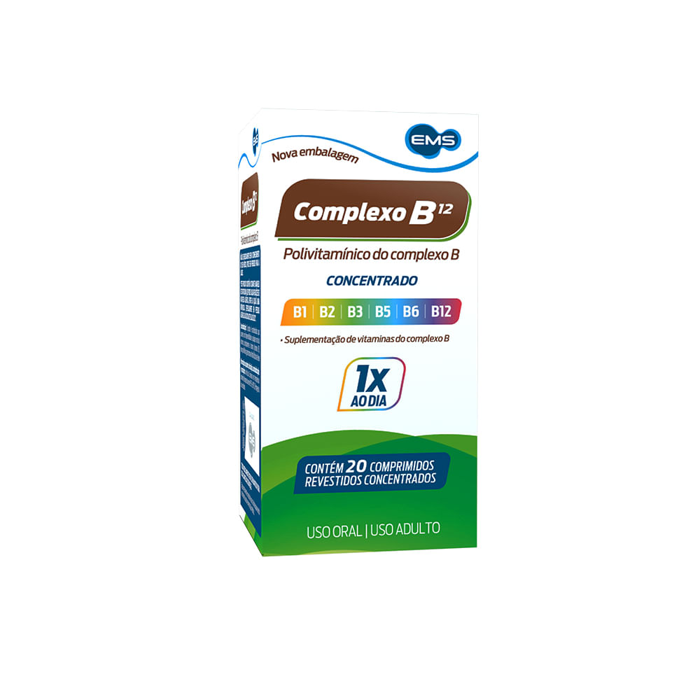 Encontraproduto.com.br - Complexo B 20 Comprimidos