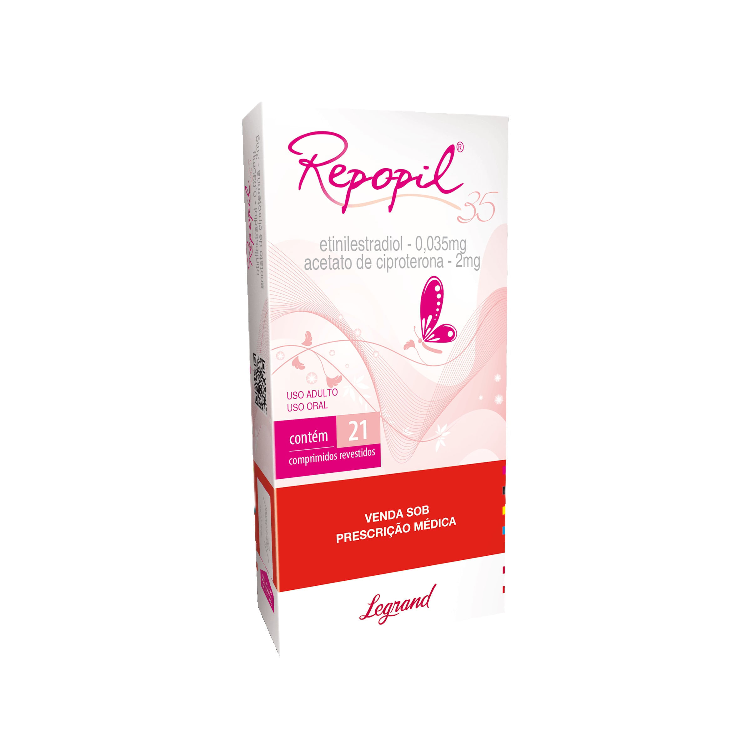 Encontraproduto.com.br - Repopil Com 21 Comprimidos