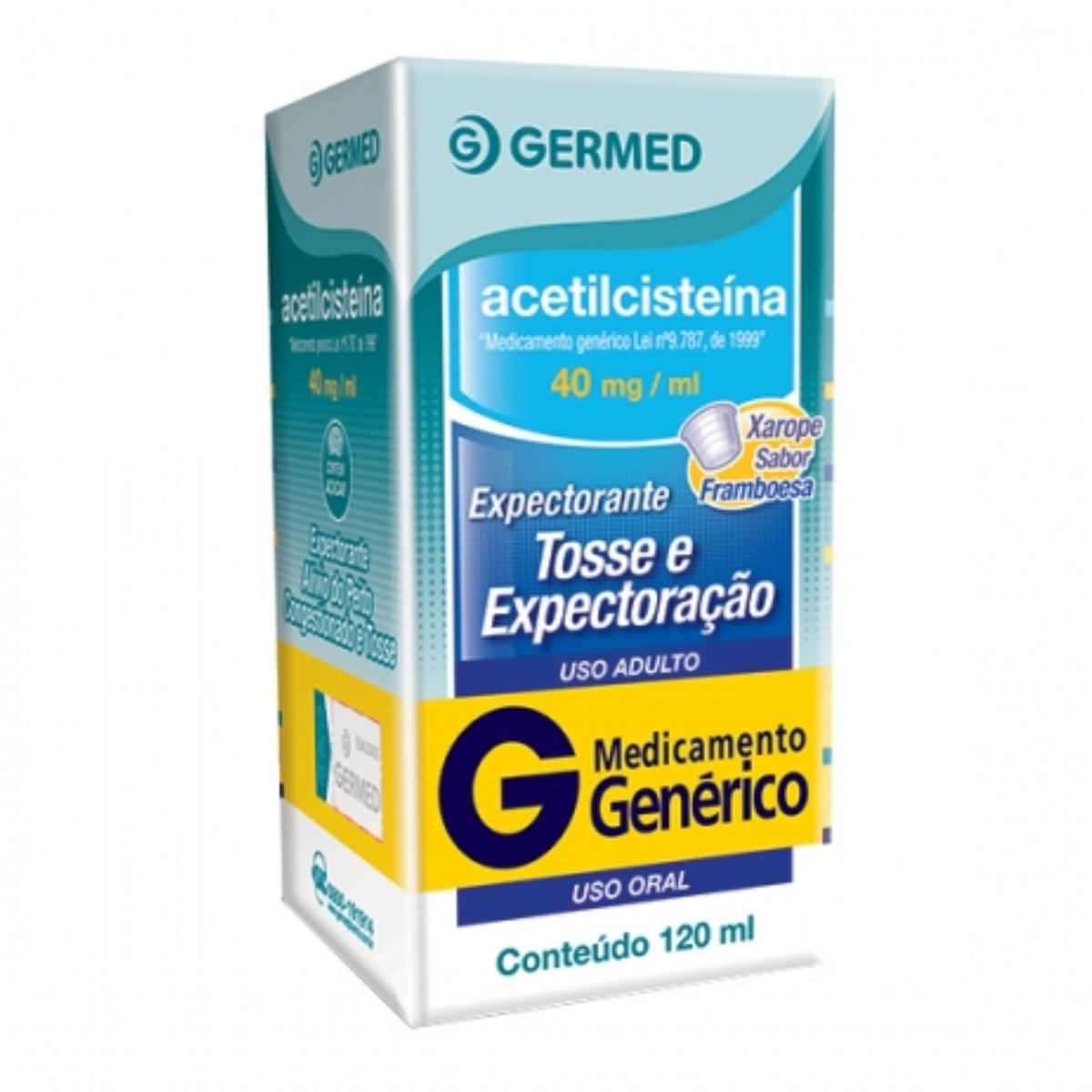 Acetilcisteína 40mg Germed Xarope 120ml