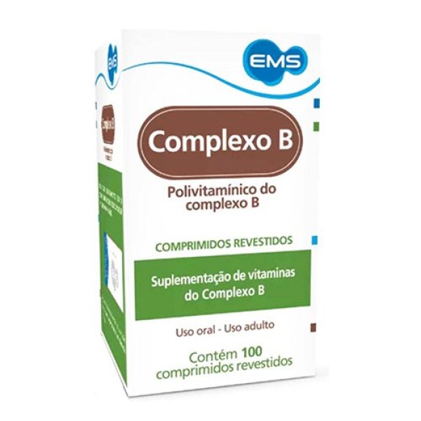 Encontraproduto.com.br - Vitamina Complexo B 100 Comprimidos Complexo B