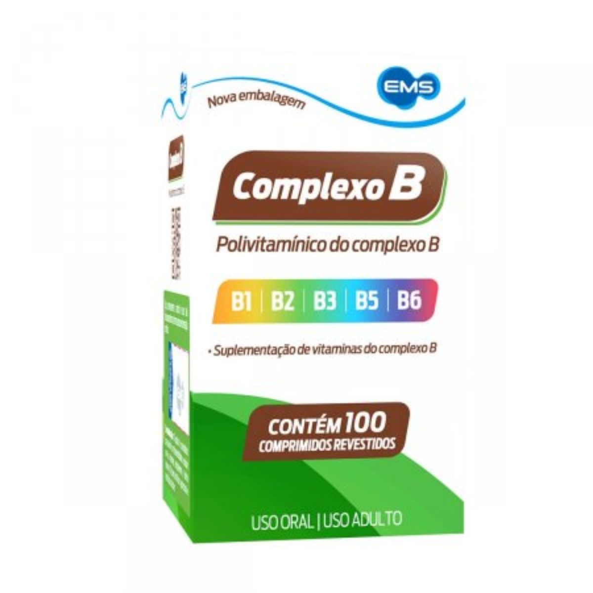 Encontraproduto.com.br - Vitamina Complexo B 100 Comprimidos Complexo B