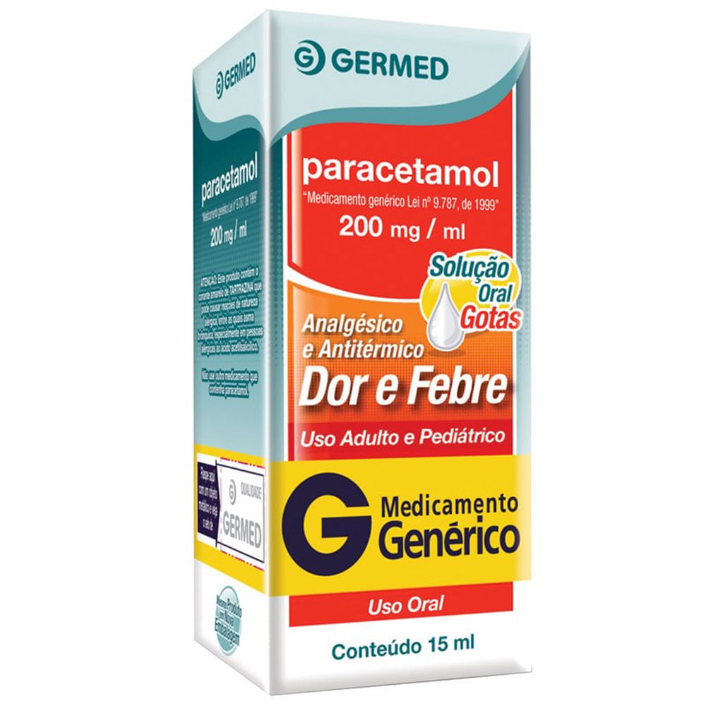 Encontraproduto.com.br - Paracetamol Gotas 15ml Genérico Germed