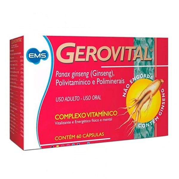 Encontraproduto.com.br - Gerovital Com 60 Capsulas